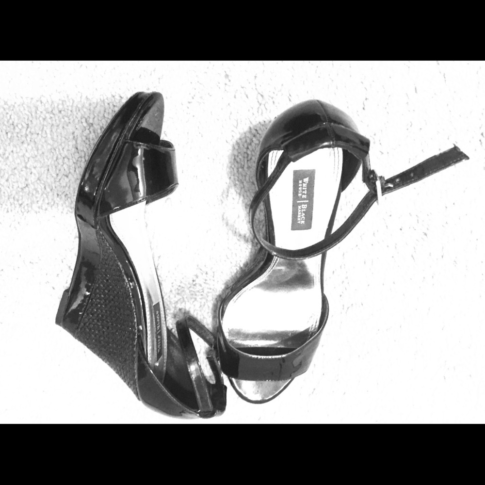 White House Black Market Black Sandals